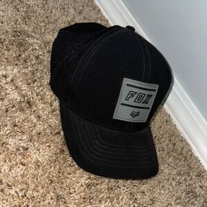 Fox Black and Gray Logo Cap